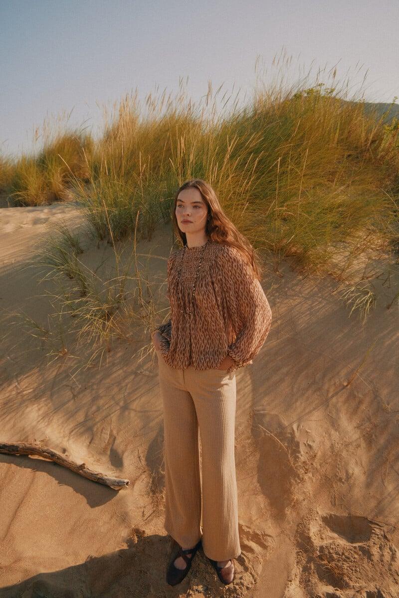 pedro del hierro Petra. Pantalón amplio de espiga Descuento por venta flash