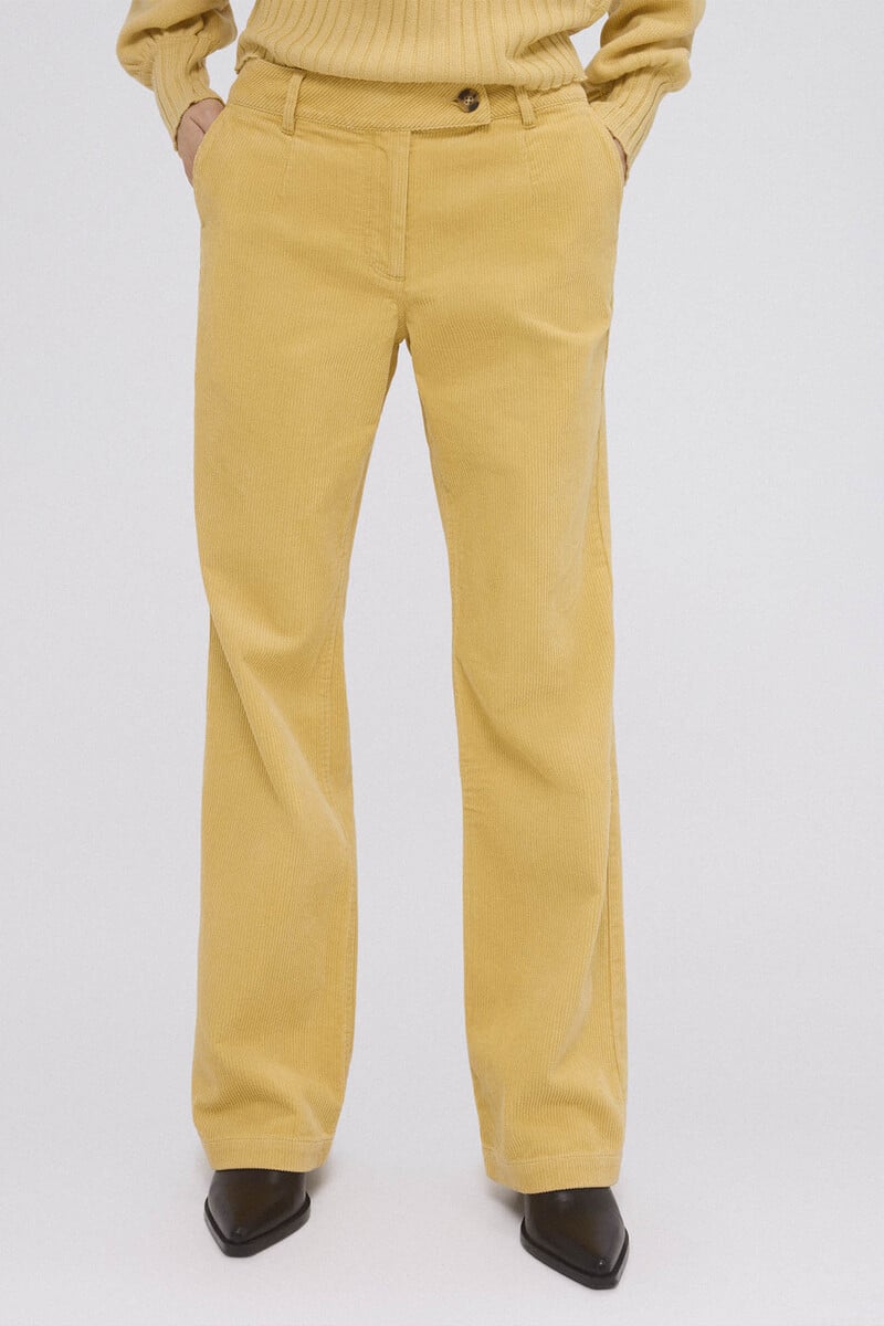 pedro del hierro Pantalón pana stove pipe full length Ofertas de temporada
