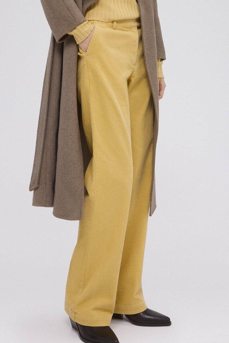 pedro del hierro Pantalón pana stove pipe full length Ofertas de temporada