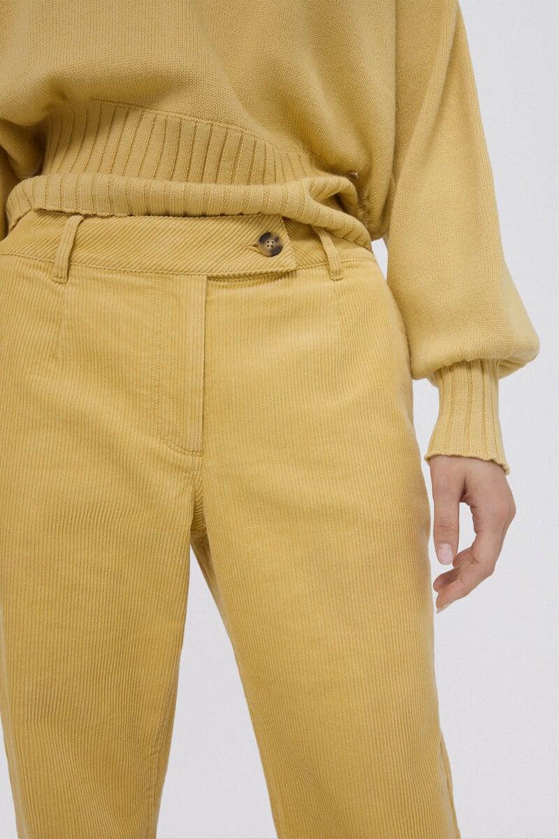 pedro del hierro Pantalón pana stove pipe full length Ofertas de temporada