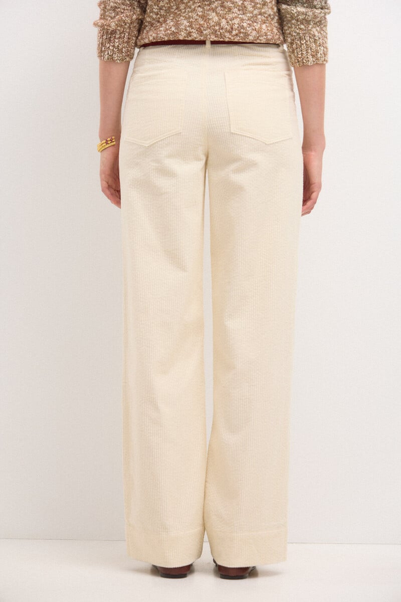 pedro del hierro Pauline. Pantalón recto de pana Devoluciones gratuitas