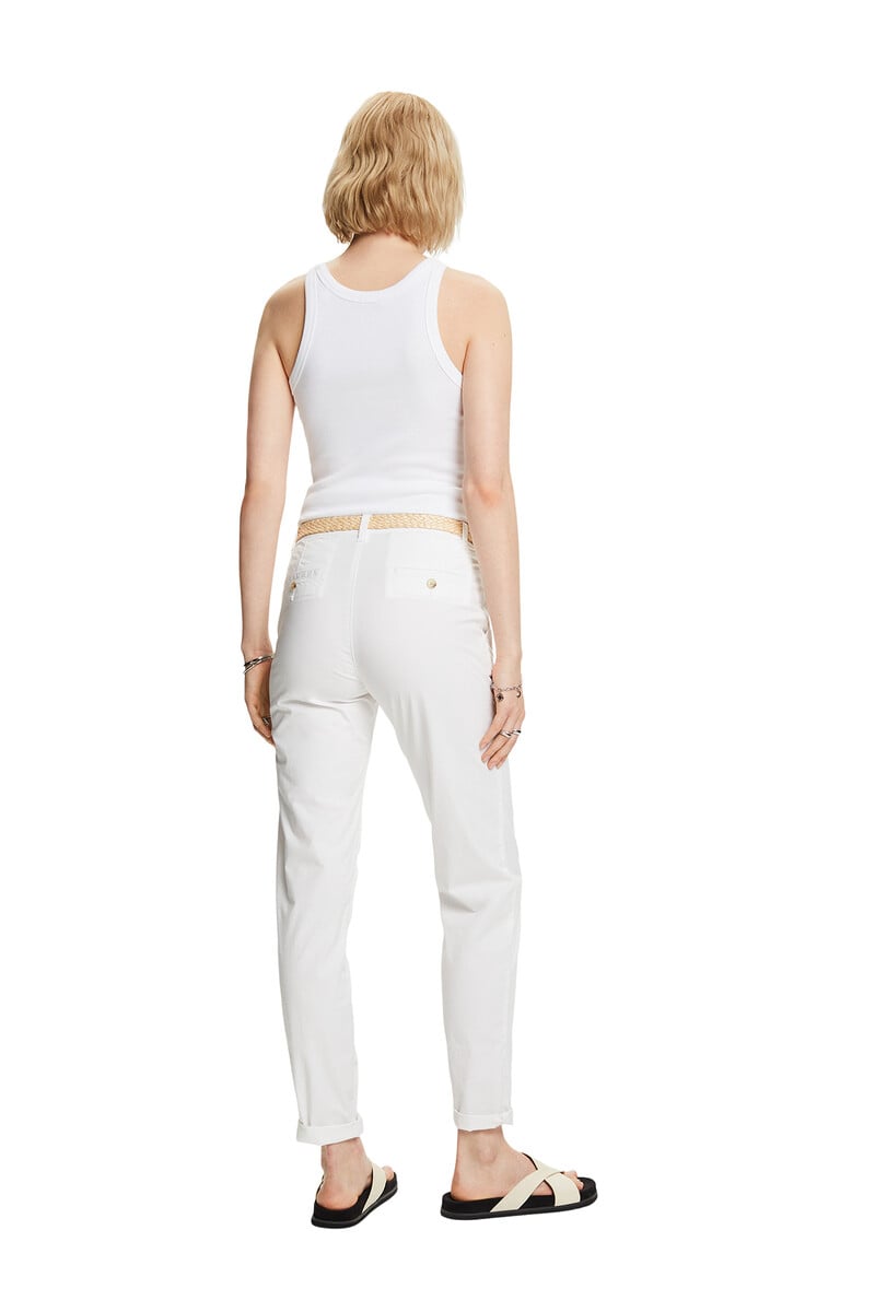 pedro del hierro Pantalón básico chino con cinturón trenzado En línea