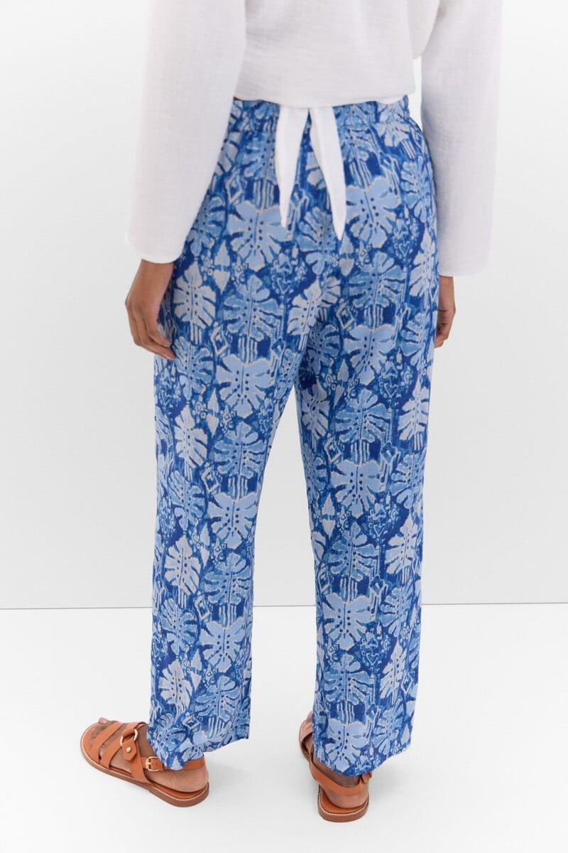 pedro del hierro Pantalón fluído estampado Rebajas