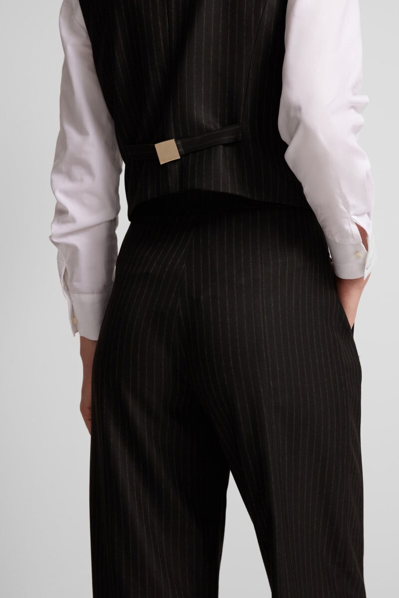 pedro del hierro Pantalón palazzo raya diplomática Venta caliente