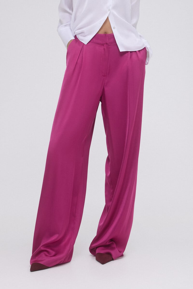 pedro del hierro Pantalón ancho doble pinza En oferta