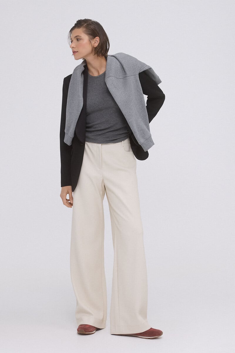 pedro del hierro Pantalón fake leather Gran oferta