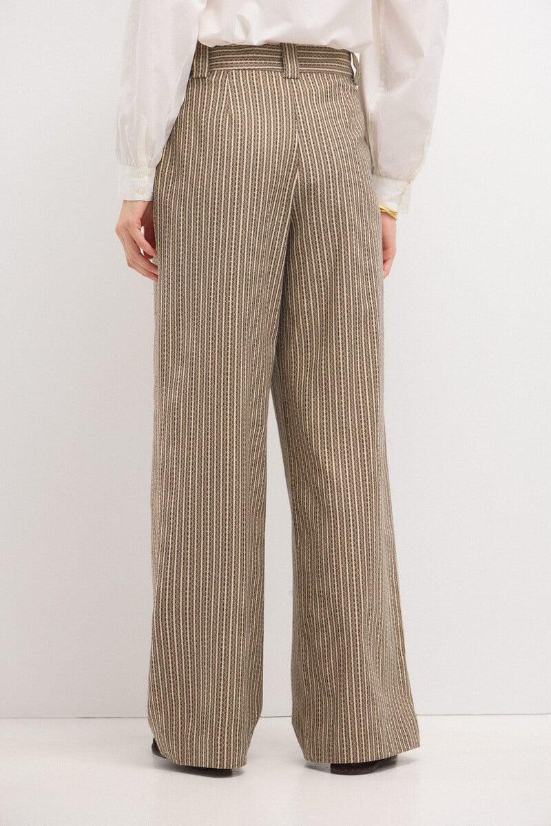 pedro del hierro Paola. Pantalón amplio de rayas Descuento