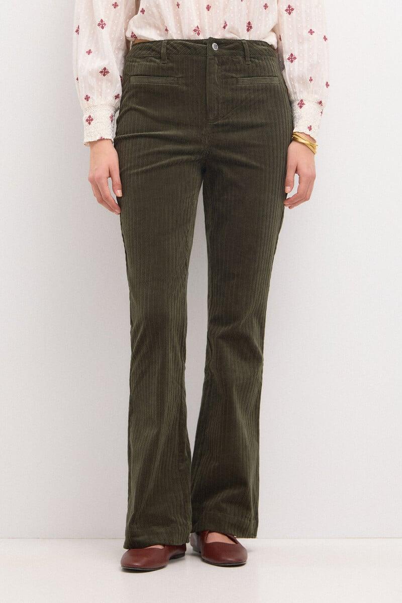 pedro del hierro Pastora. Pantalón acampanado de pana Tienda