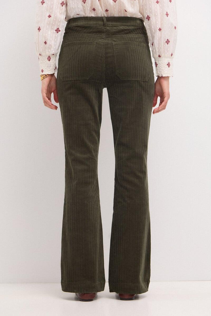 pedro del hierro Pastora. Pantalón acampanado de pana Tienda