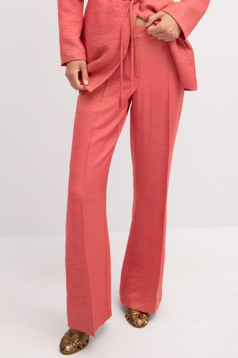 pedro del hierro Patricia. Pantalón de traje satinado Rebajas online