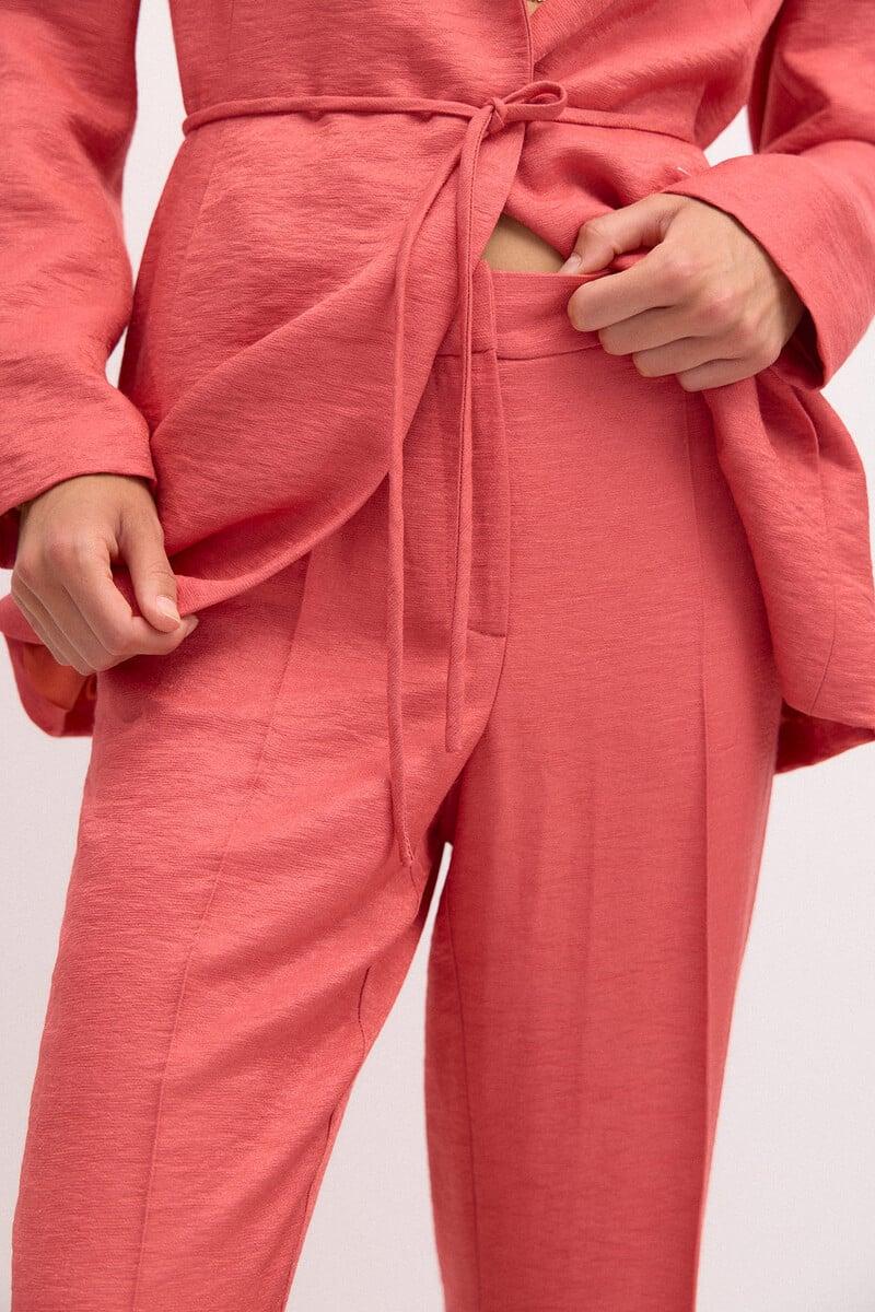 pedro del hierro Patricia. Pantalón de traje satinado Rebajas online