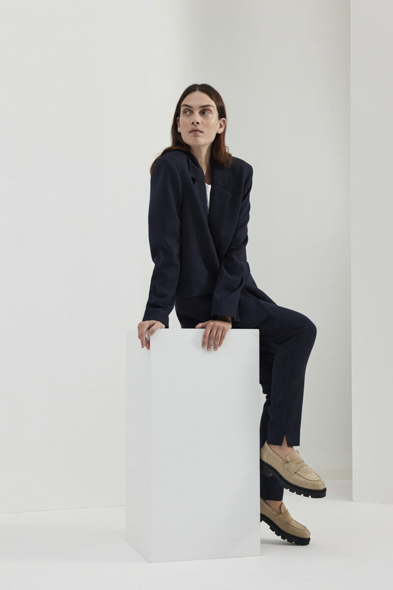 pedro del hierro Pantalón de traje Slim Fit confeccionado con materiales reciclados Rebajas top