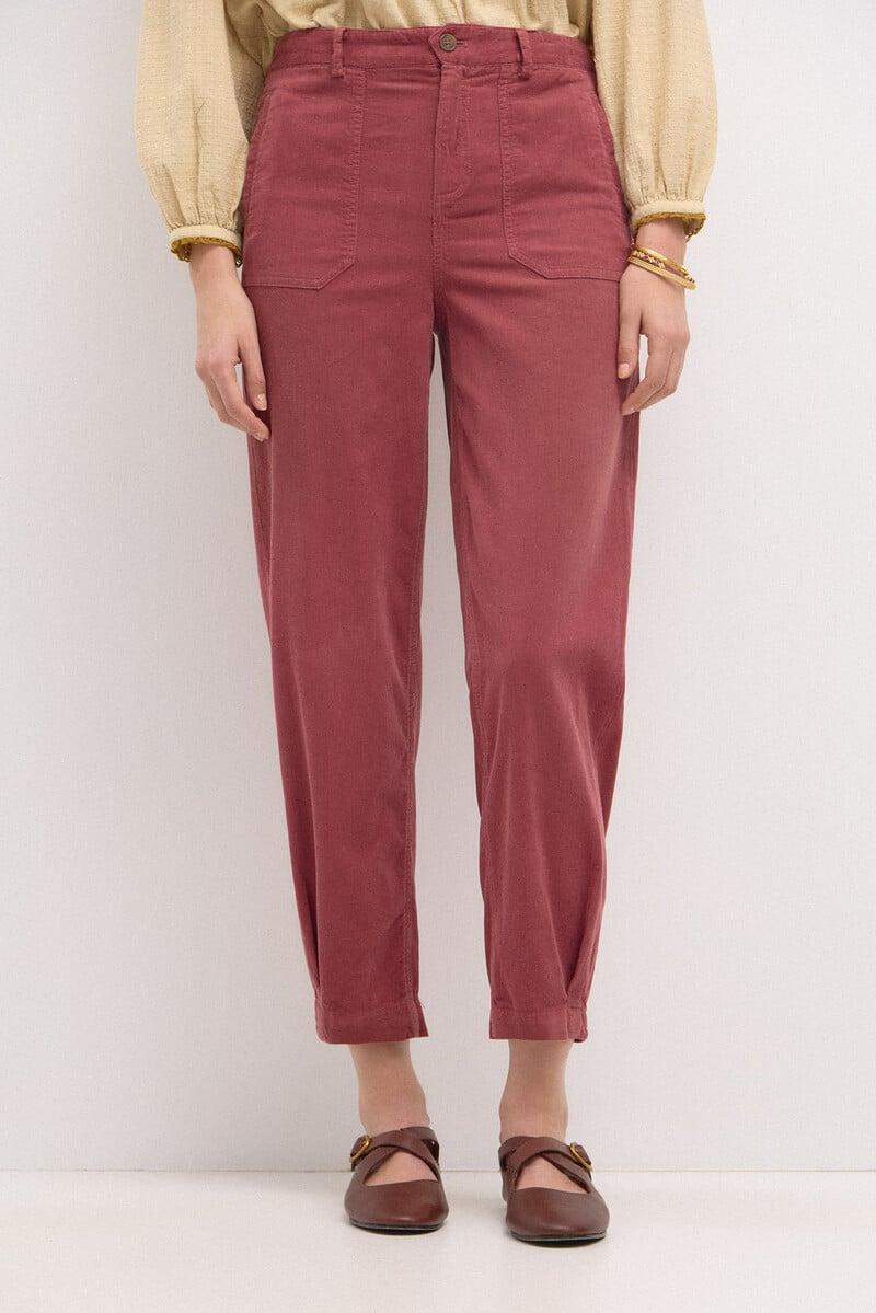 pedro del hierro Pepa. Pantalón de pana con pinzas Oferta especial