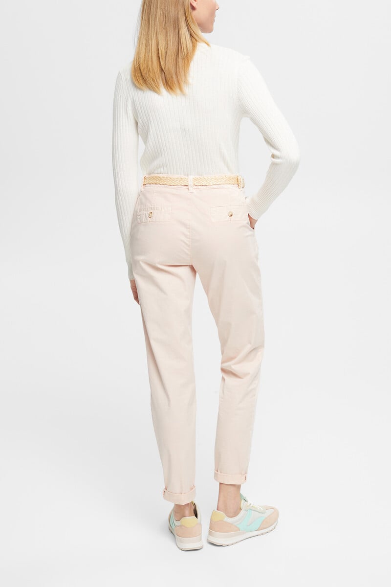 pedro del hierro Pantalón básico chino con cinturón trenzado Envío gratis