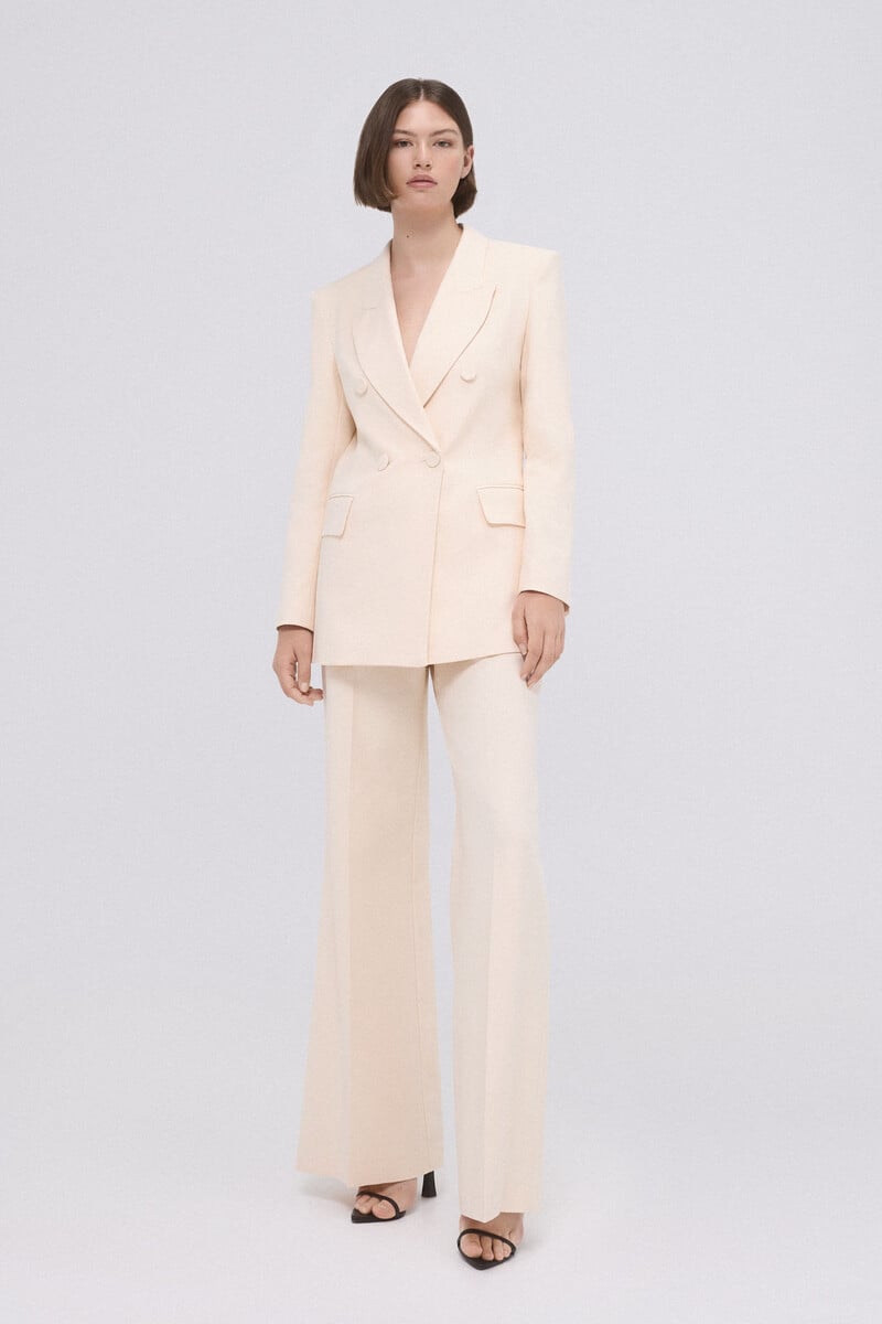 pedro del hierro Pantalon traje crudo Último día