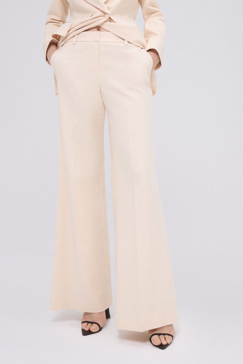 pedro del hierro Pantalon traje crudo Último día