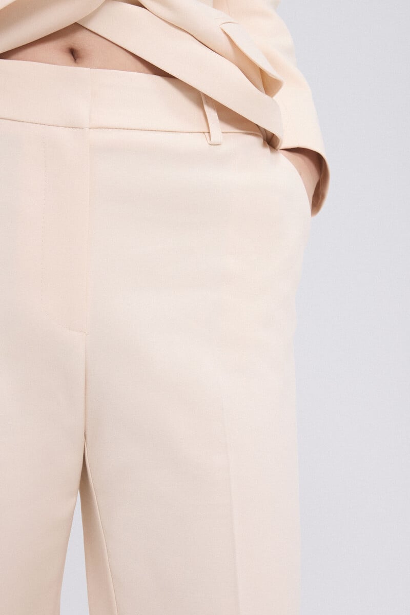 pedro del hierro Pantalon traje crudo Último día