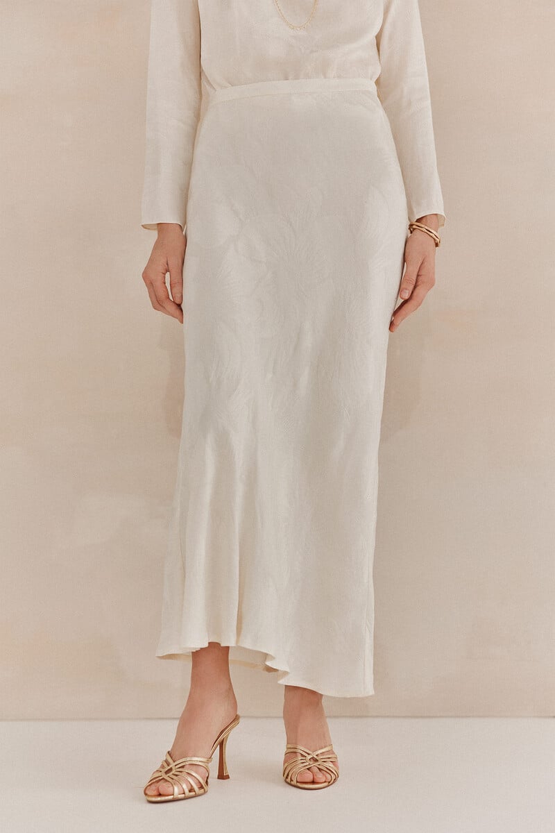 pedro del hierro Rocío. Falda jacquard Rebajas