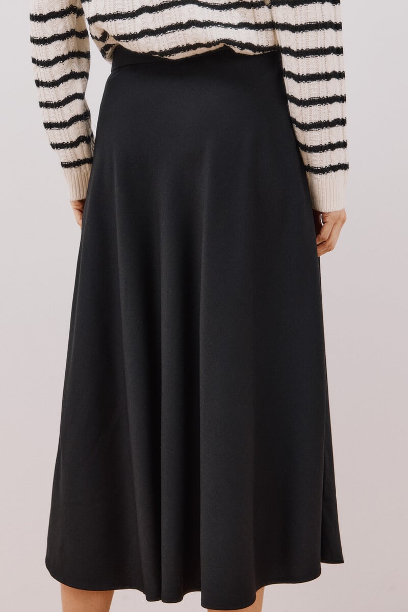 pedro del hierro Falda midi capa Rebajas de fábrica
