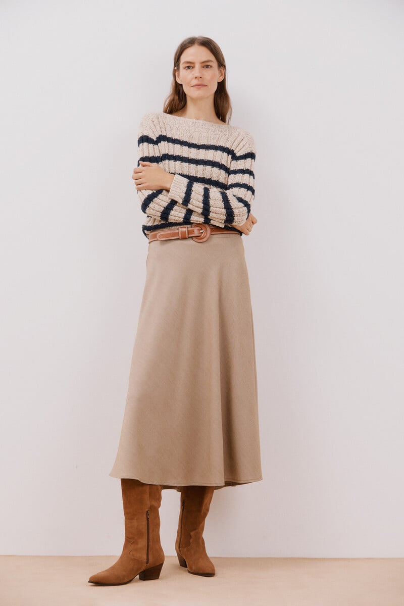 pedro del hierro Falda midi capa Los más vendidos