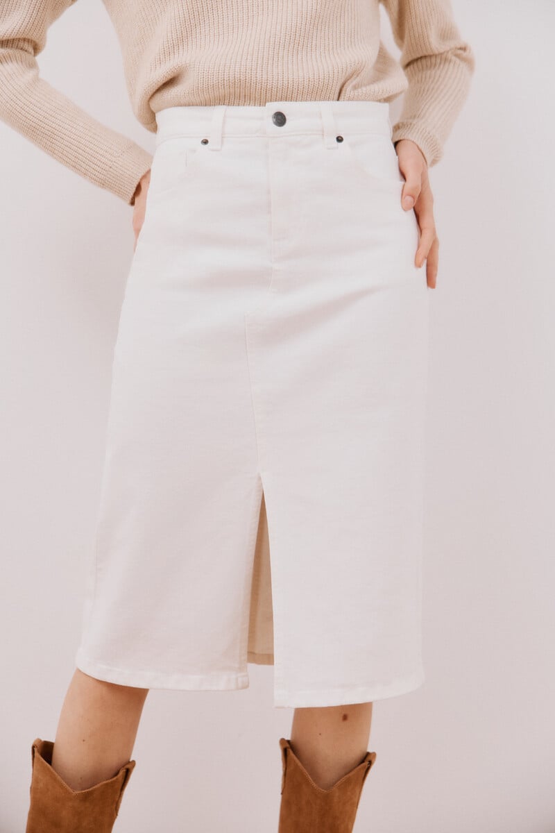 pedro del hierro Falda midi vaquera Ventas relámpago