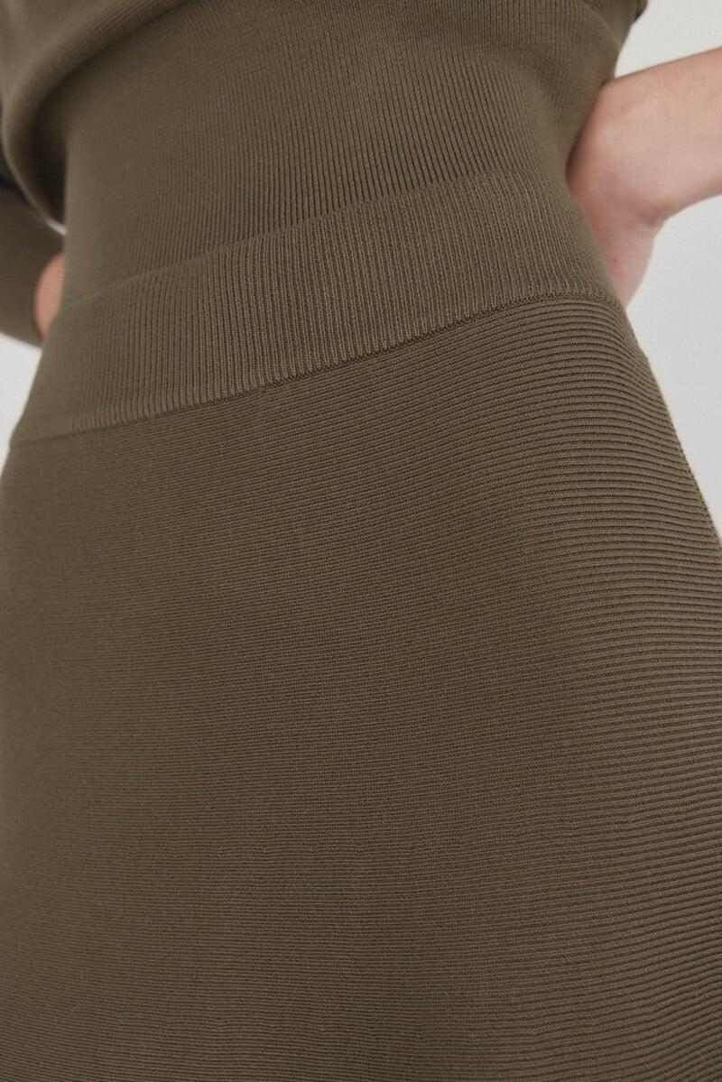 pedro del hierro Falda de punto midi Mejor oferta