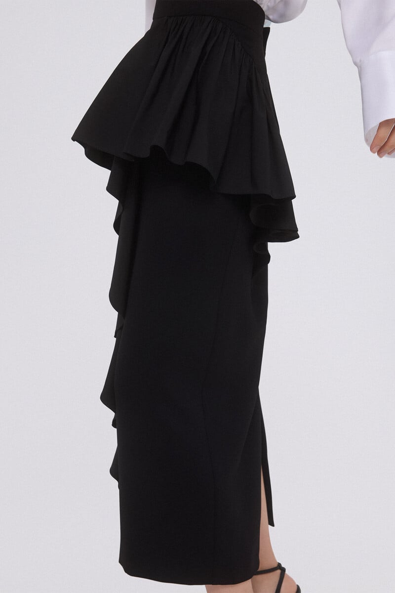 pedro del hierro Falda midi Rebajas top