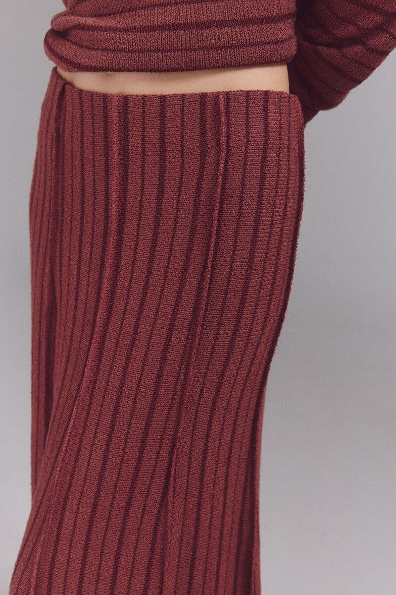 pedro del hierro Falda midi punto Oferta especial