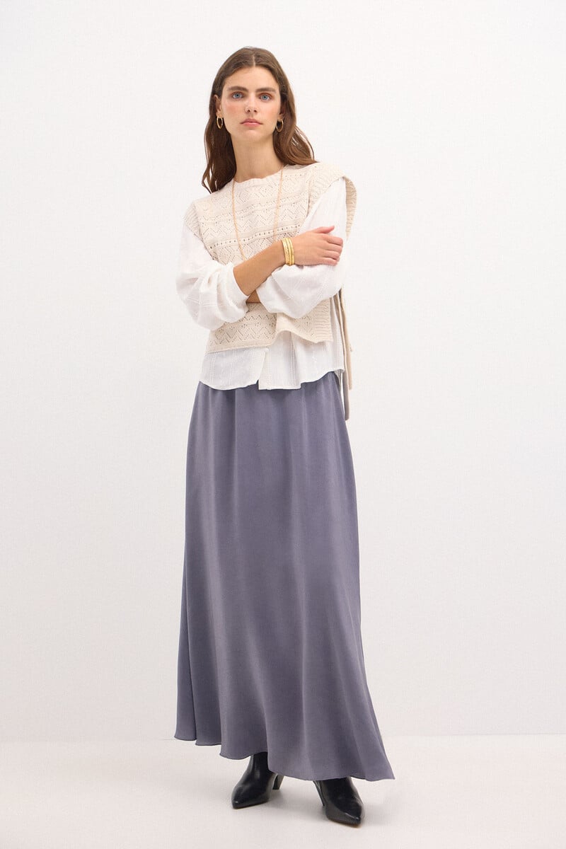 pedro del hierro Ofra. Falda capa COMPRAR AHORA
