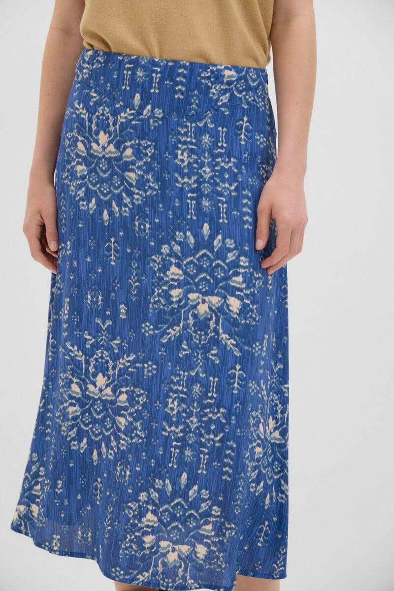 pedro del hierro Falda midi estampada Último día