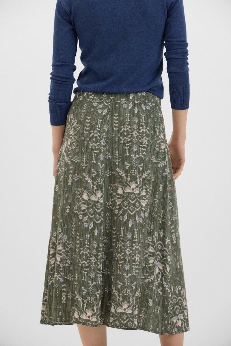 pedro del hierro Falda midi estampada Grandes ahorros