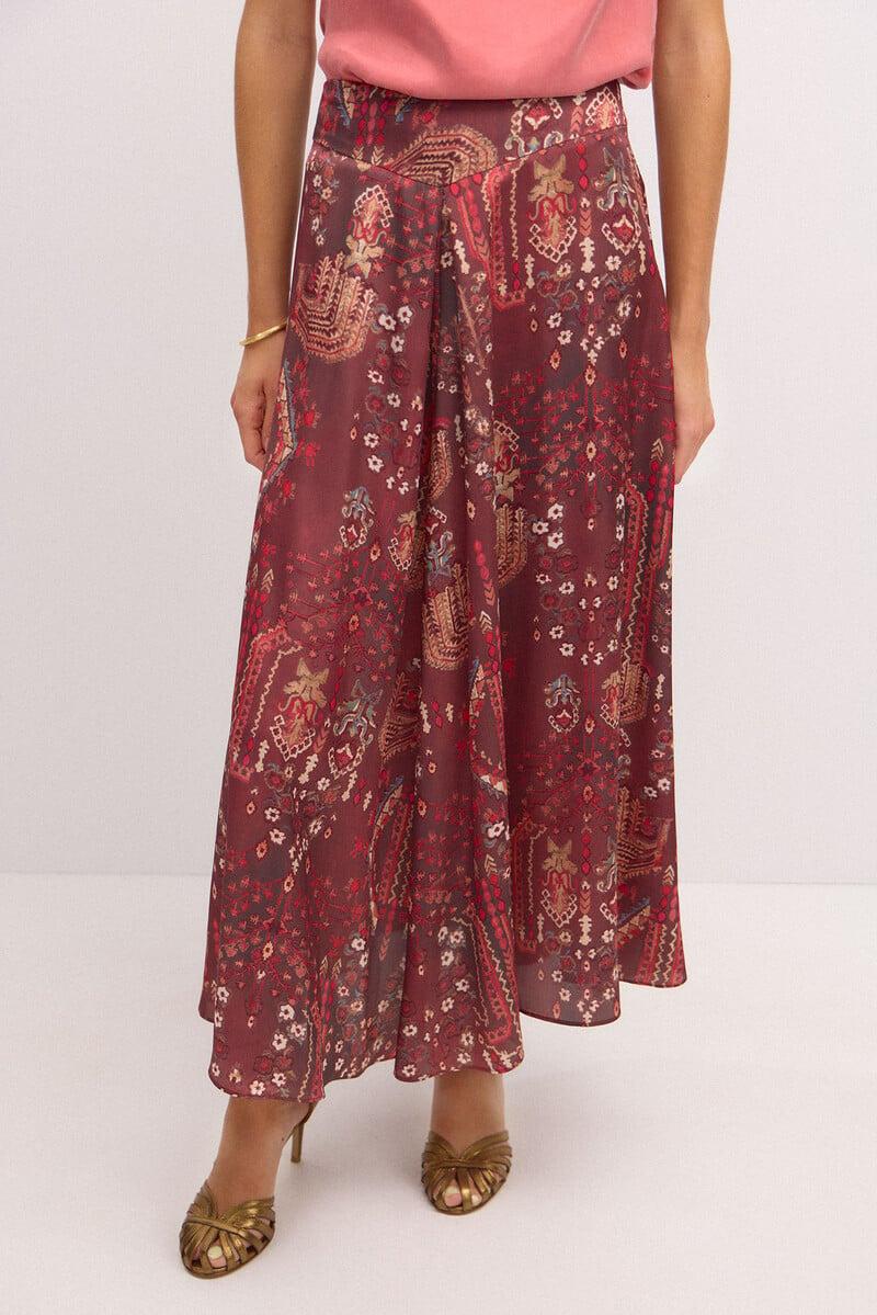 pedro del hierro Olivia. Falda canesú 2025