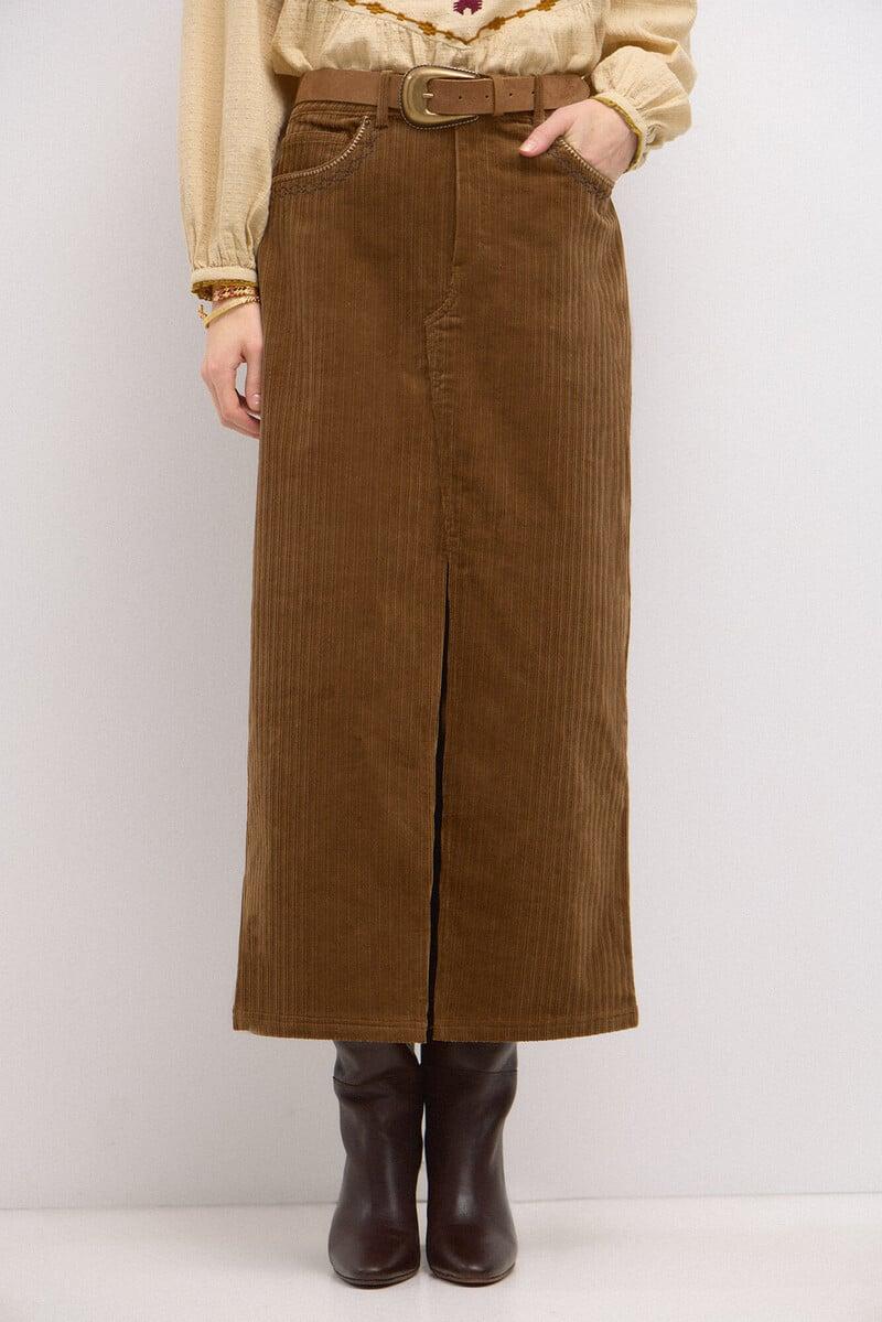 pedro del hierro Omana. Falda de pana Outlet