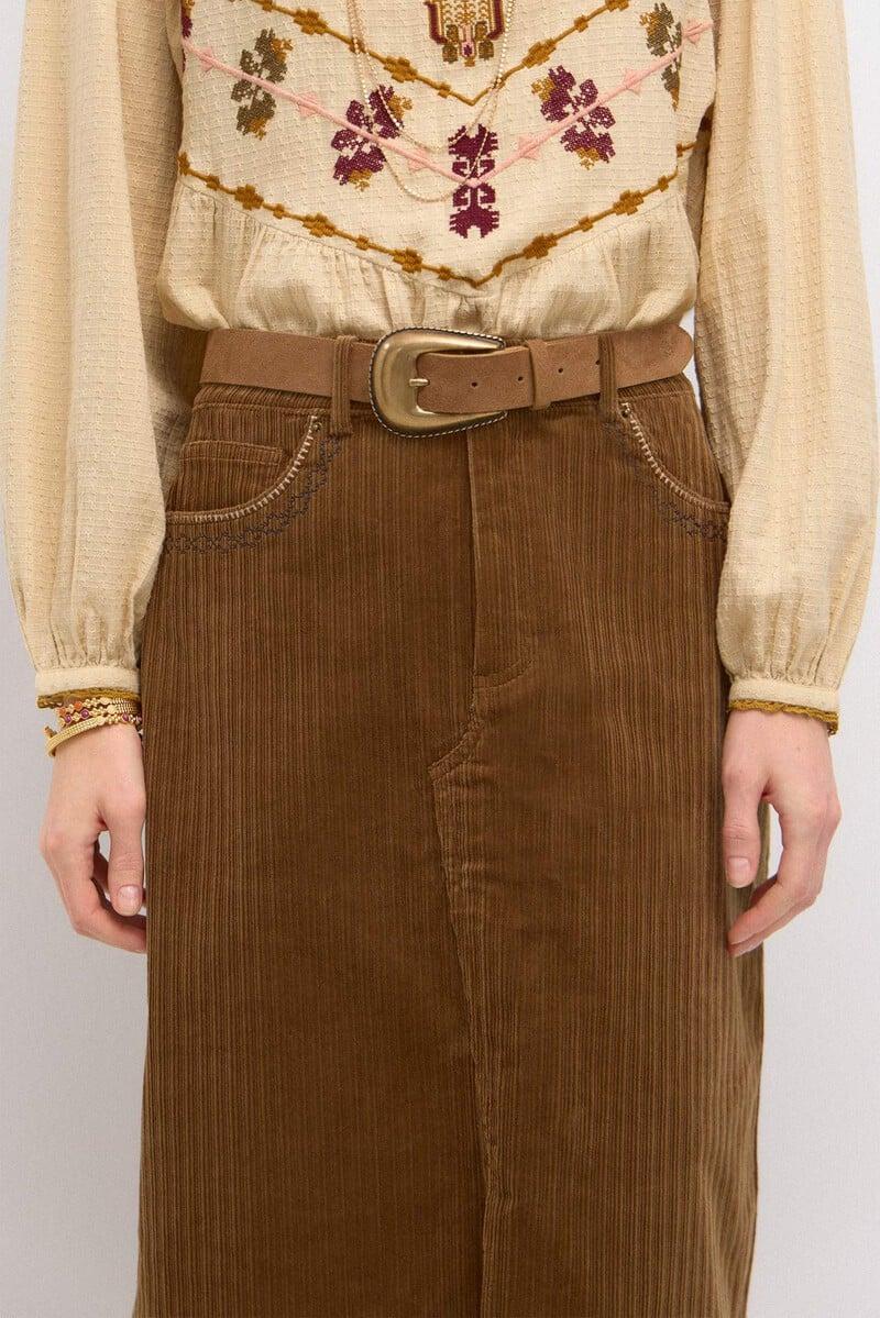 pedro del hierro Omana. Falda de pana Outlet