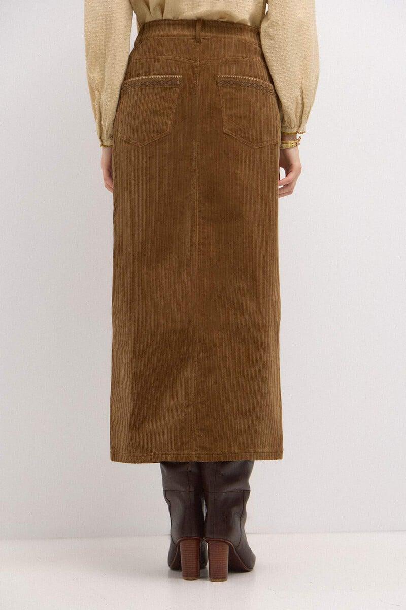 pedro del hierro Omana. Falda de pana Outlet