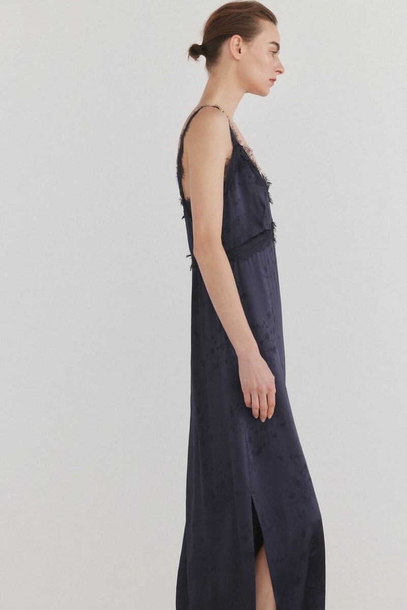pedro del hierro Vestido lencero de tirantes Venta caliente