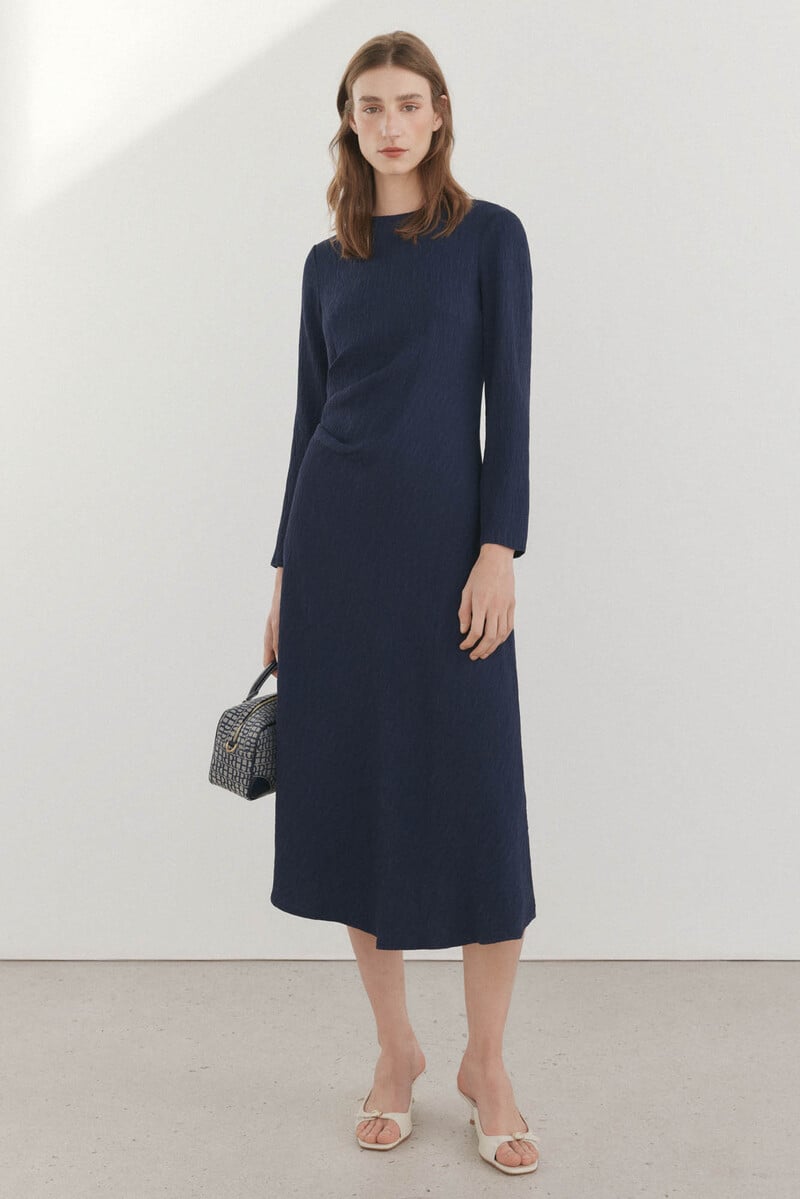 pedro del hierro Vestido estructura manga larga En oferta