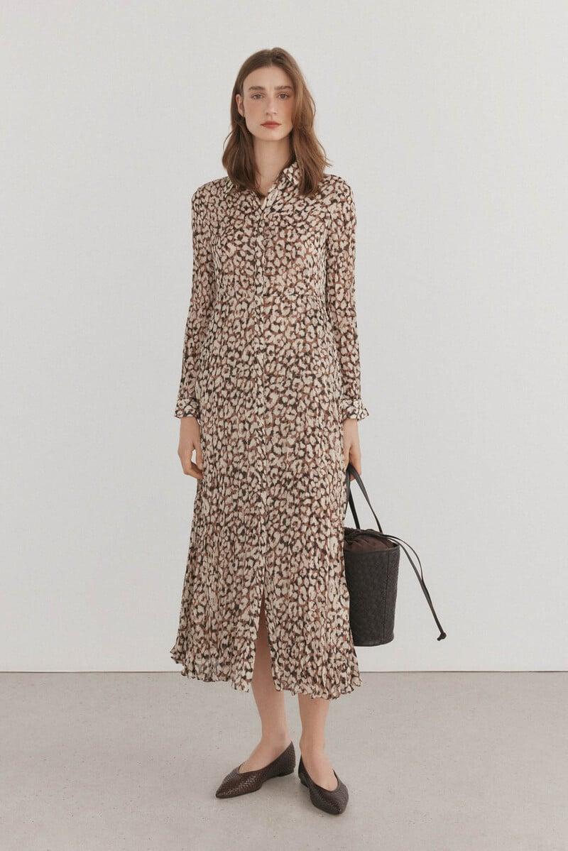 pedro del hierro Vestido print animal Gran oferta