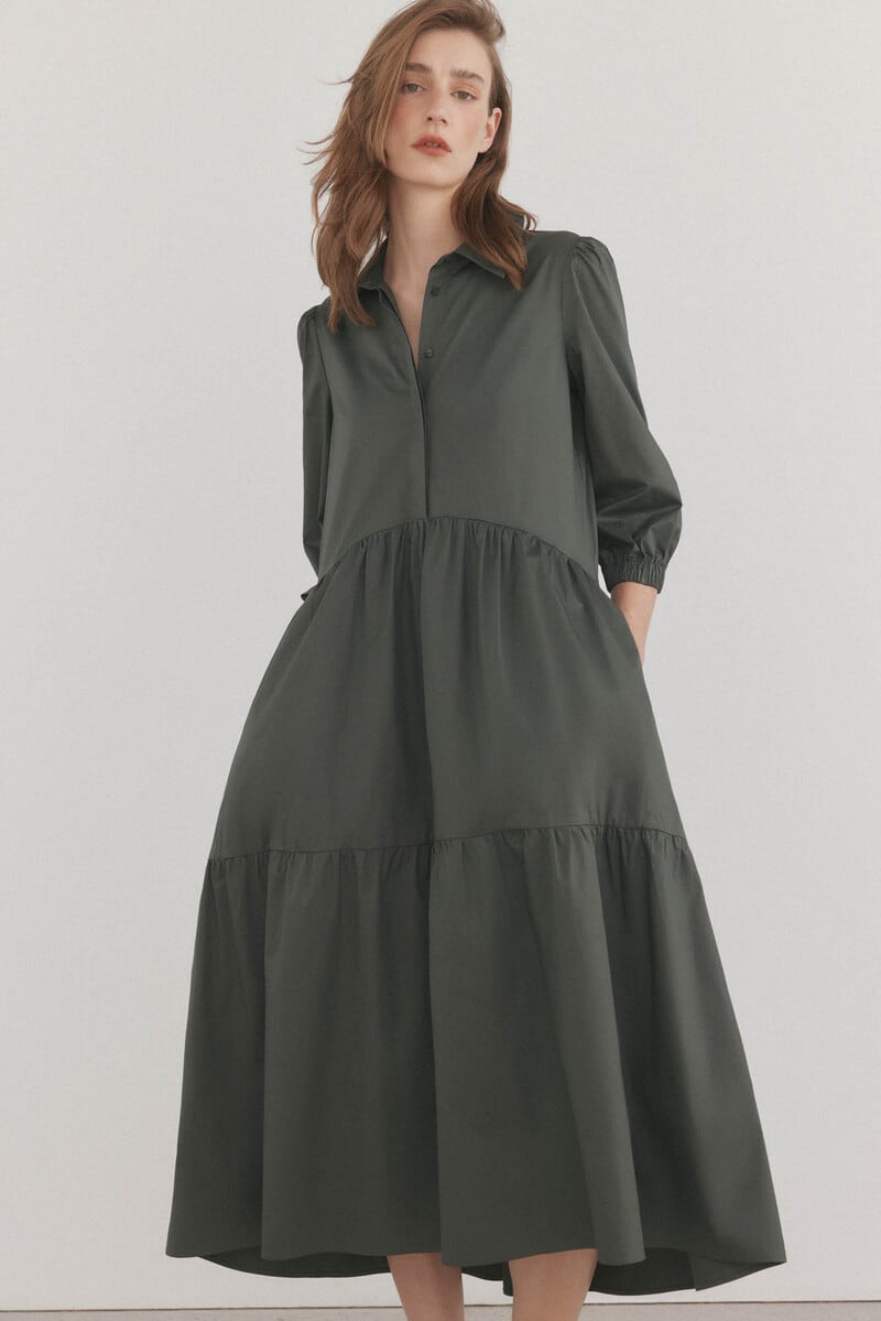 pedro del hierro Vestido camisero popelín Ventas relámpago