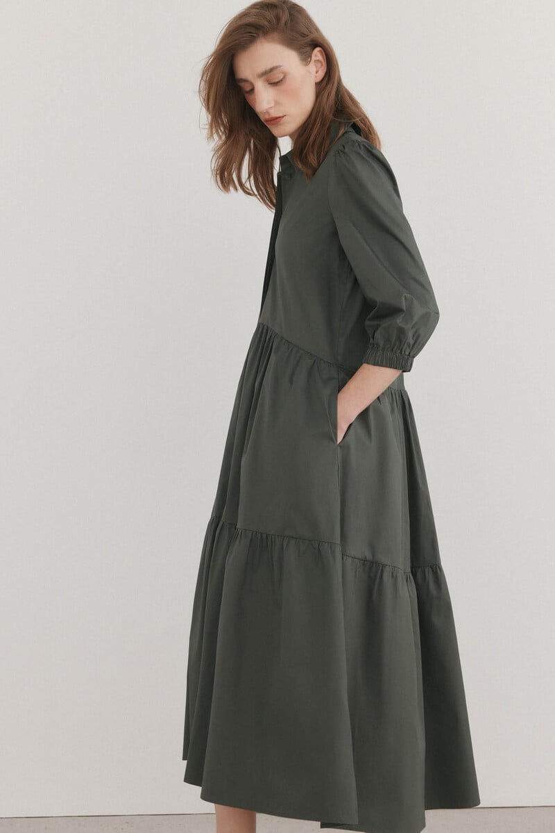 pedro del hierro Vestido camisero popelín Ventas relámpago