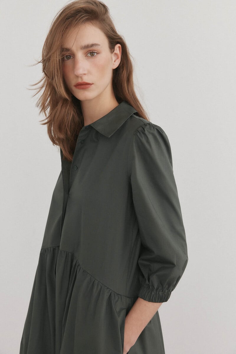 pedro del hierro Vestido camisero popelín Ventas relámpago
