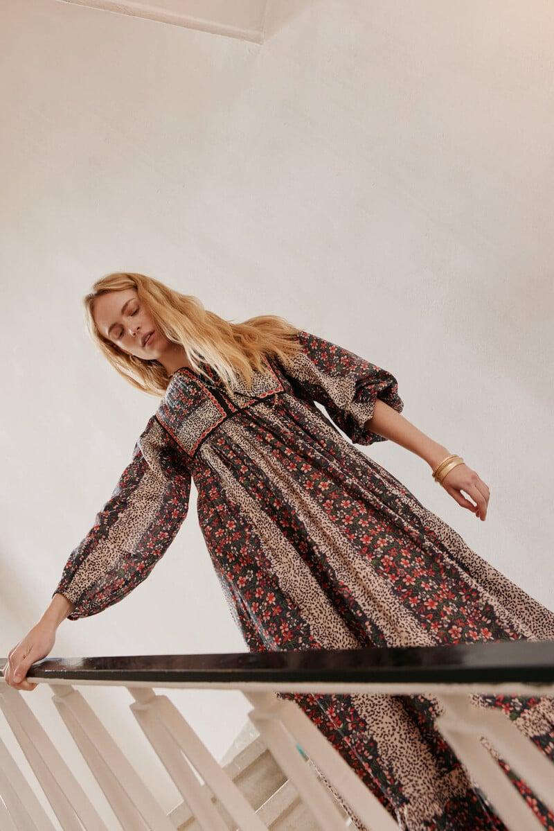 pedro del hierro Ariane. Vestido estampado Tienda