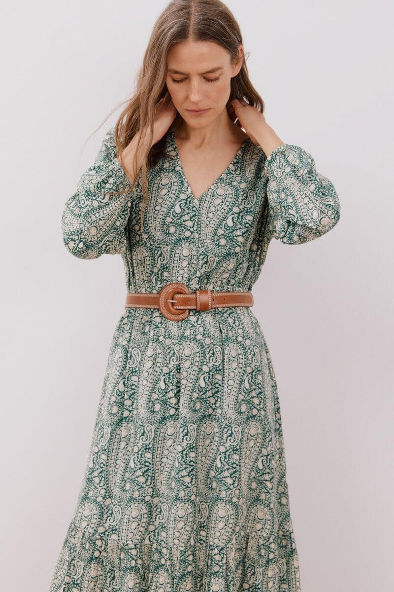 pedro del hierro Vestido estampado largo Envío gratis