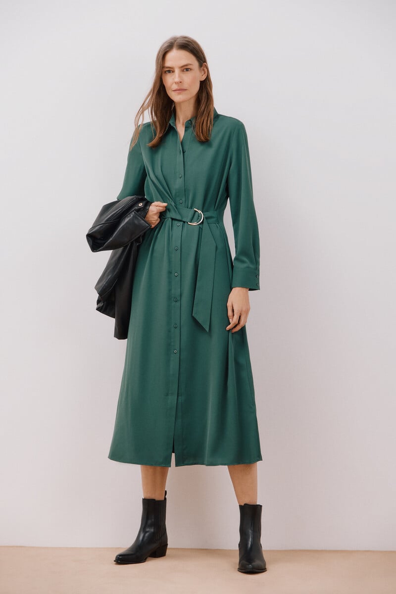 pedro del hierro Vestido camisero fluido Envío gratis