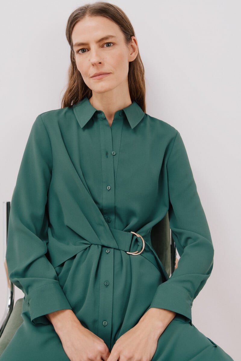 pedro del hierro Vestido camisero fluido Envío gratis