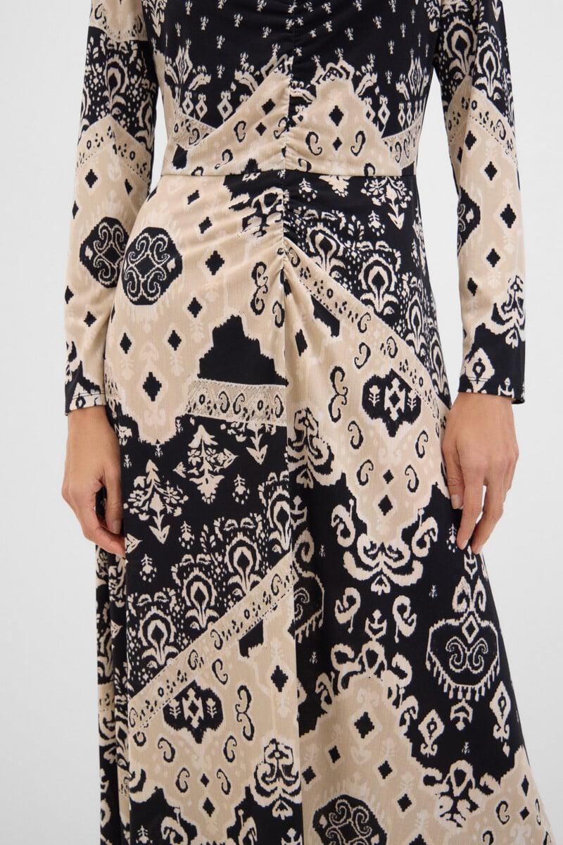 pedro del hierro Vestido elástico estampado Último día