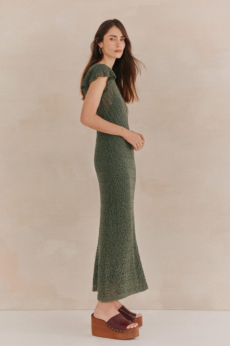 pedro del hierro Sella. Vestido punto midi Última moda