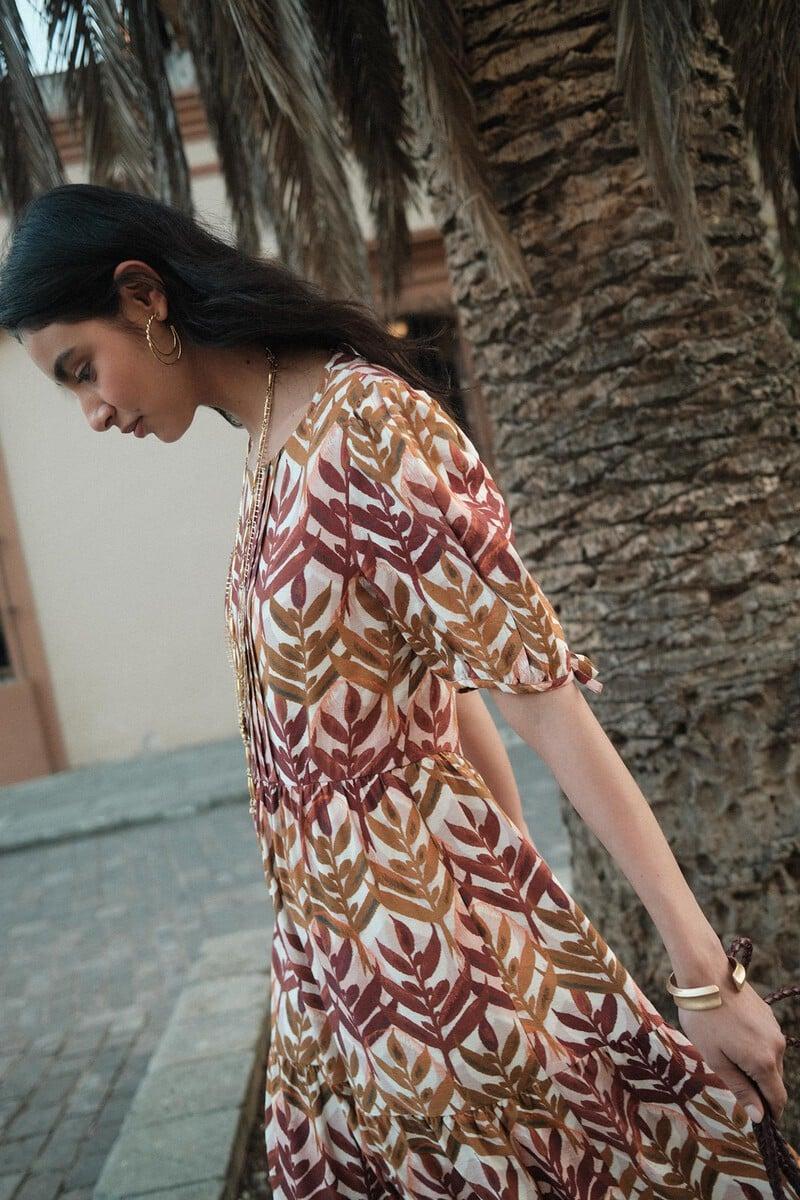 pedro del hierro Artemisa. Vestido étnico Ofertas de temporada