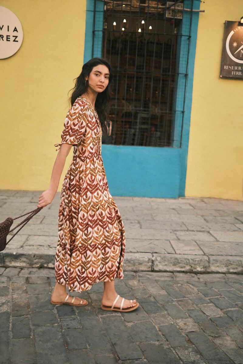 pedro del hierro Artemisa. Vestido étnico Ofertas de temporada