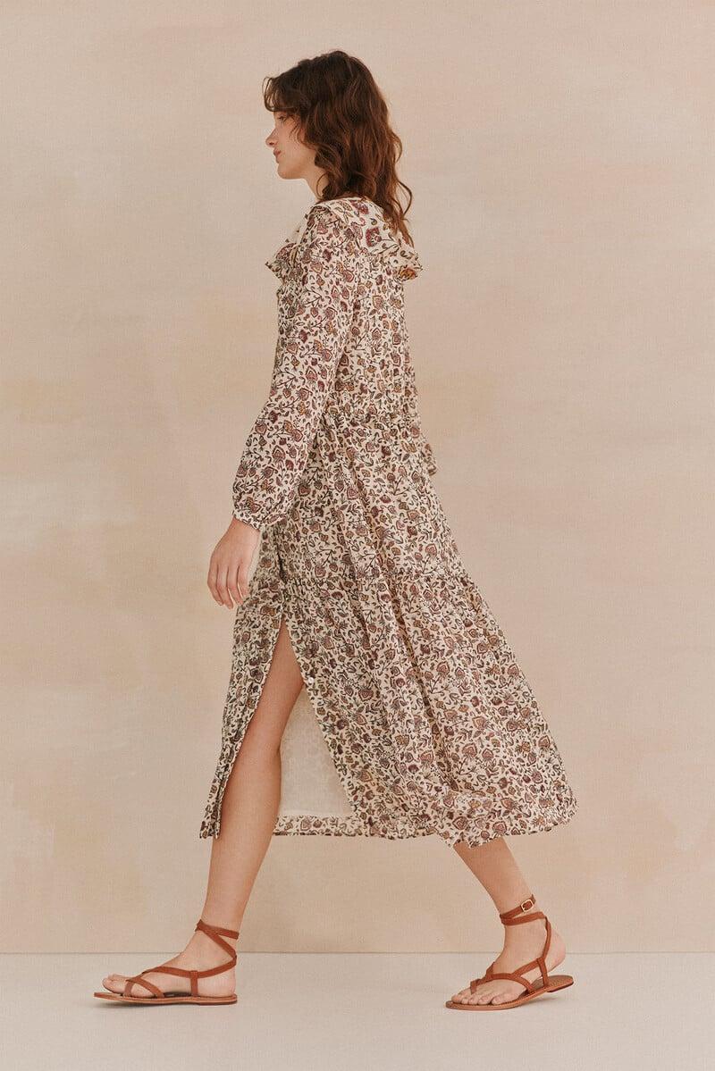pedro del hierro Lorena. Vestido estampado Ofertas especiales